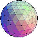 Geodätische Kugel und dualer Körper