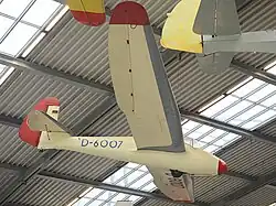 Gö-4 III in der Flugwerft Schleißheim