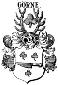 Wappen derer von Görne, nach Siebmacher (1905)