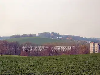 Götzingerhöhe von der Straße nach Sebnitz aus gesehen