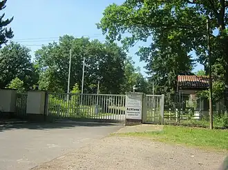 Tor der ehemaligen Kaserne Gürzenich-Wald, 2015