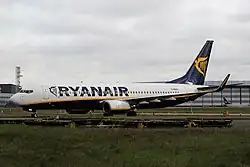 Boeing 737-800 der Ryanair UK