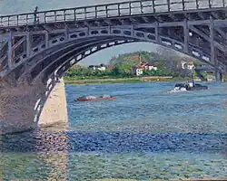 Gustave Caillebotte: Die Brücke von Argenteuil und die Seine, 1885