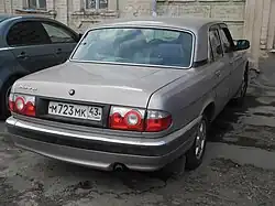 GAZ-31105, Heckansicht