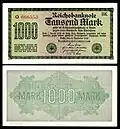 1.000 Mark (15. September 1922)