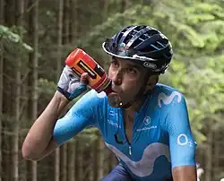 Victor de la Parte während der 14. Etappe des Giro d’Italia 2018