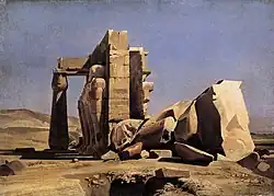 Temple égyptien, 1840