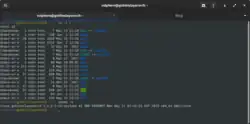 Screenshot von Gnome Terminal