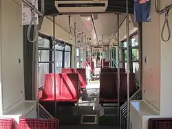 Fahrgastraum vor Modernisierung