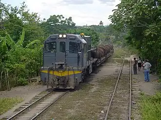 Güterzug in Sanarate