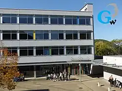 Gebäudeteil A mit Verwaltungstrakt