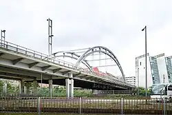 Neue Gablenzbrücke von unten