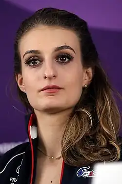Papadakis bei den Olympischen Winterspielen 2018