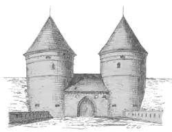 Gaedechens' Steintor von 1738, von außen …