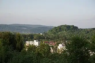 Blick auf die Westseite des Galgenbergs