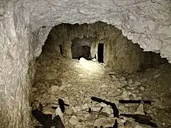 Stollen im oberen Stollensystem