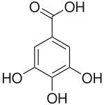 Struktur von Gallussäure