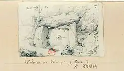 Der Dolmen des Trois Pierres