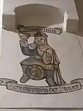 Wandbild von „Gambrinus – Schutzpatron der Brauer“ an der Altenhofstraße 4