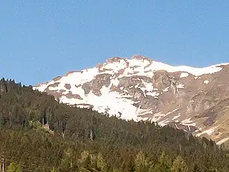 Blick von Bad Hofgastein auf den Gamskogel