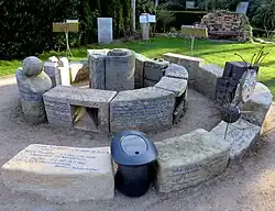 Erinnerungsspirale im Garten der Frauen (April 2020)