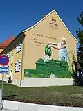Gartenstadt “Am Schmalen Rain” (Graffiti SOKAR UNO-Kevin Kandetzki)
