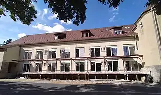 Umbau des Hochbunkers an der Galgenleite zu Apartments im Jahre 2021