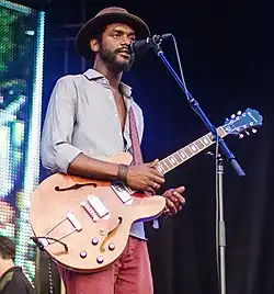 Gary Clark, Jr. beim North Coast Music Festival in Chicago (2013)