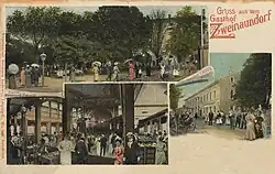 Der Gasthof Zweinaundorf um 1900