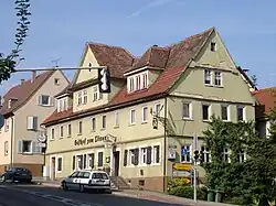 Gasthof zum Löwen an der Hauptstraße
