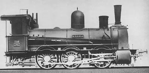 Lokomotive Nr. 736 „KÄNZLI“ von 1885
