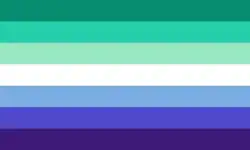 Gay Men Pride Flag