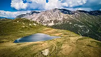 Gibidumsee Luftaufnahme