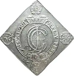 Johann Georg IV. Schießtalerklippe 1693