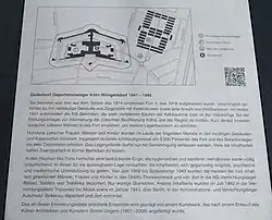 Informationstafel Fort V, Foto von 2023