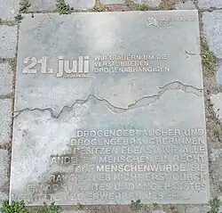 Bild von Gedenkplatte