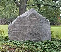 Gedenkstein für die Völkerschlacht in der Russenstraße