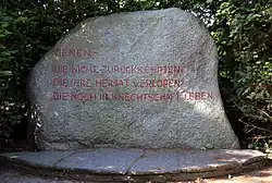Gedenkstein, Opfer von Krieg und Unterdrückung