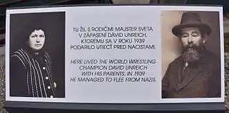 Gedenktafel Familie Unreich