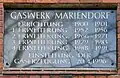 Gedenktafel Gaswerk Mariendorf
