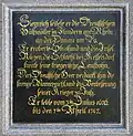 Hintere Inschrift auf dem Zietenplatz