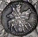 Gegenstempel z.&nbsp;B. auf einem Dreibrüdertaler, einem Schmalkaldischer Bundestaler oder einem Vikariatstaler Johann Georgs I.