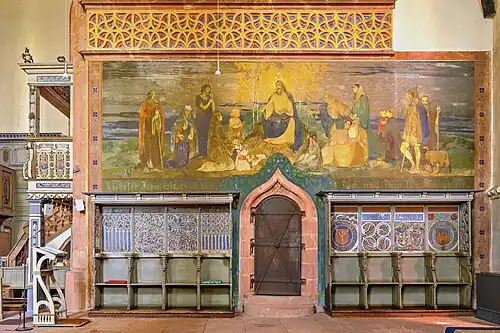 Chorgestühl und Gemälde