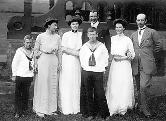 Kronprinz Christian X. von Dänemark zu Besuch in Gelbensande