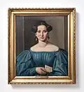 Porträt in Öl Emma Siegmund (1838)