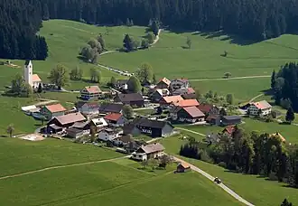 Luftbild von Möggers