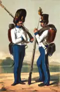 Grenadier und gemeiner Soldat der Hoch- und Deutsch­meister (1836–1848)