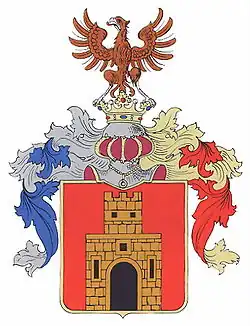 Wappen des Komitats Gömör és Kishont