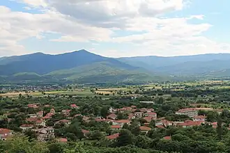 Ein Blick auf die nördlichen Hänge des Kroussia