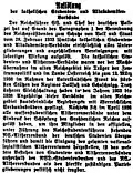 Generalanzeiger vom 27. Juni 1938 zum Verbot